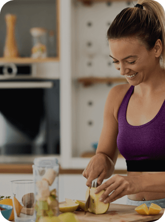 cooking healthy food